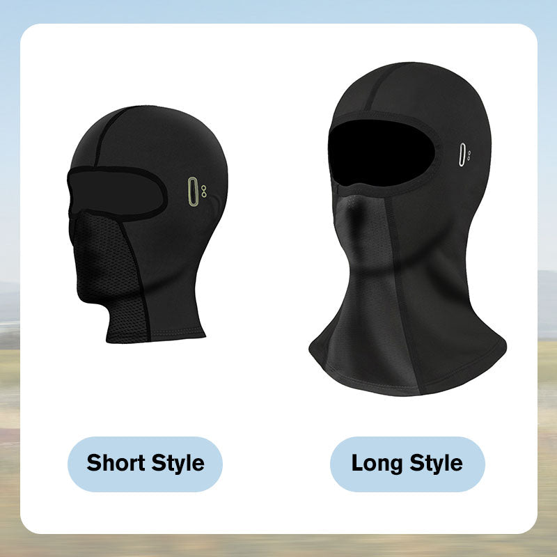 Short and long face and neck cover comparison