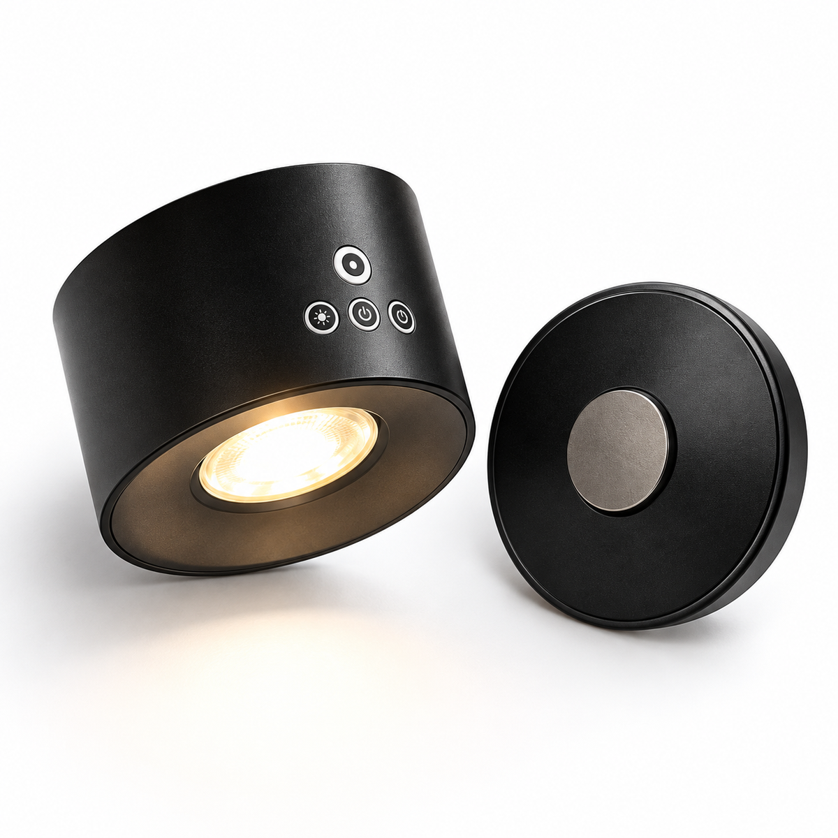 Cordless Magnetic Dual-Beam Wall Light for Garage & Entryway