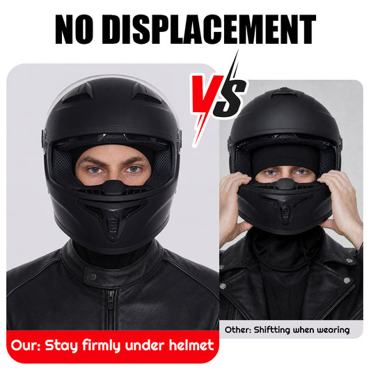No Displacement Helmet-friendly Balaclava