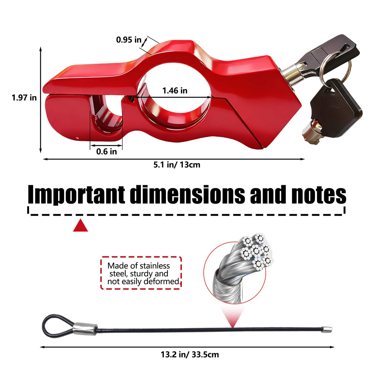 Motorcycle Brake Lock