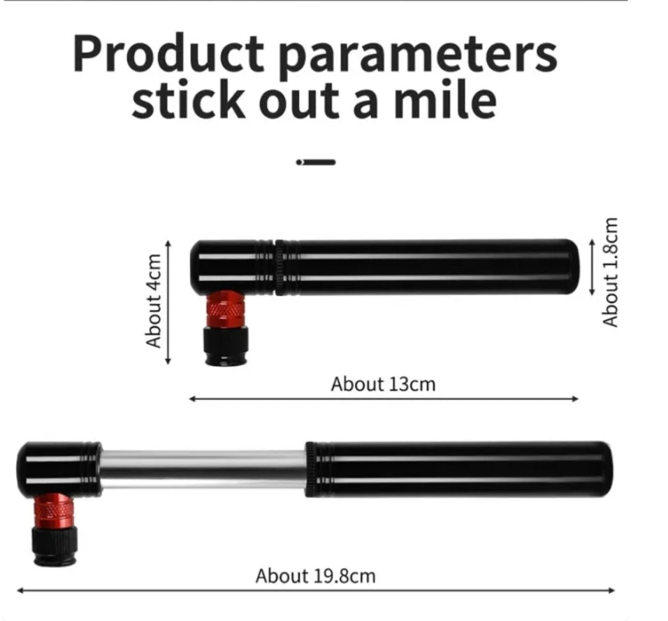 Vendloria Mini Bike Pump – 160 PSI Portable Bicycle Tire Inflator