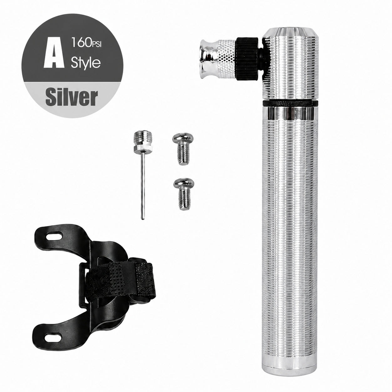 Vendloria Mini Bike Pump – 160 PSI Portable Bicycle Tire Inflator