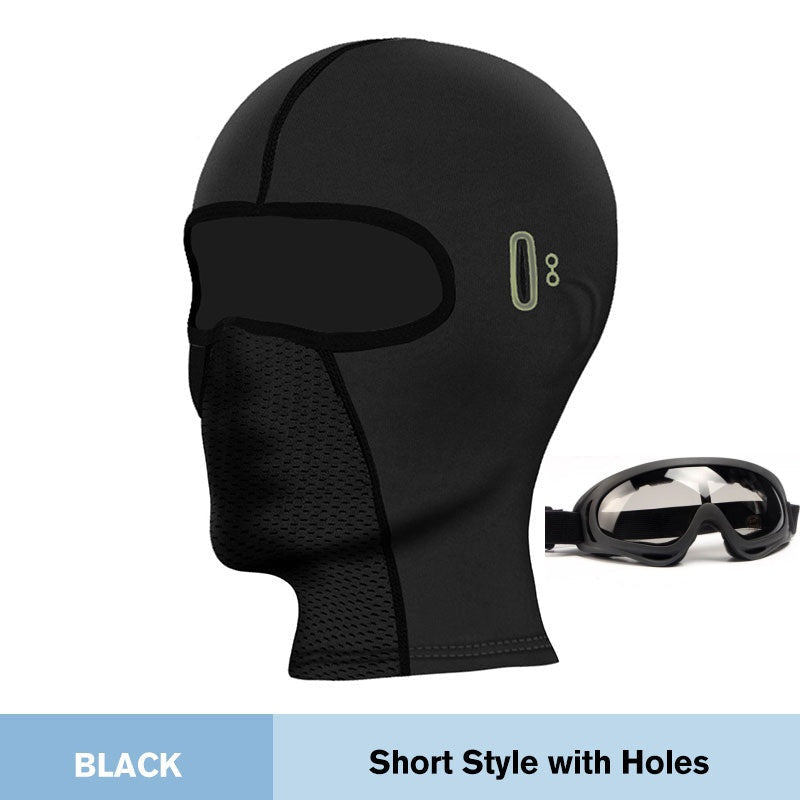 NF-044 | Black + Goggles|Short Ventilated